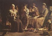 Louis Le Nain Peasant Family in an Interior (mk05) oil painting